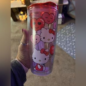Hello kitty valentines day insulated cup